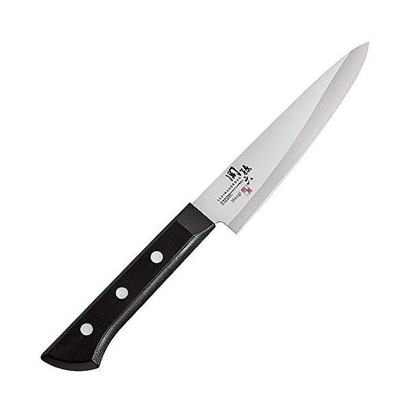 貝印 関孫六 萌黄 ペティ 120mm AE2903 JANコード：4901601389098【商品詳細】関孫六 萌黄シリーズ。サビに強いステンレス3層鋼により、食洗機に対応している。刃付けには新技術を採用し、鋭い切れ味を実現した≪スペック≫素材・材質:刃身/ステンレスクラッド複合材、柄/ナイロン(耐熱温度170度)・ポリプロピレン(耐熱温度110度)【送料について】北海道、沖縄、離島は送料を頂きます。