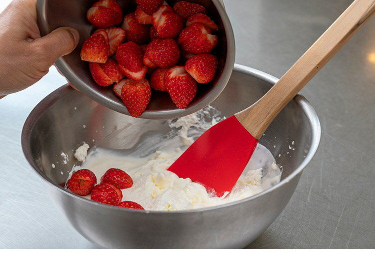 ラバーゼ 日本製 シリコーンヘラ レッド 赤 キッチンツール 有元葉子 監修 la base 和平フレイズ おしゃれ LB-113【送料無料】