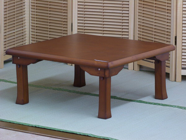リコメン堂ホームライフ館の折りたたみ角座卓 座卓 75×75cm テーブル リビングテーブル 折れ脚テーブル ローテーブル(代引不可)【送料無料】｜アングル2