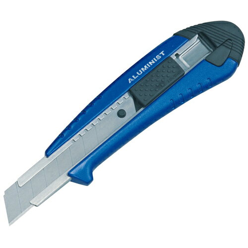 【用途】厚物切断用カッター。【機能・特徴】オートロック式（ロック力25キロ）です。ボディ内に2枚の替刃を内蔵できます。重厚感があり、使い込むほどに味が出る、アルミダイカストボディです。刃折り器（スナッパー）付です。【仕様】●替刃タイプ：L型替刃。【材質】●本体：アルミダイカスト。【商品サイズ】奥行170×幅40×高さ23mm【注意事項・その他】刃物ですので取り扱いにご注意下さい。使用後の折れ刃は、適切な処理をして下さい。【送料について】北海道、沖縄、離島は送料を頂きます。大工道具：金切鋏・カッター：タジマカッター1 タジマ：オートロックLアルミニスト：AC-L500B‐ブルー ■商品コード：4975364017185■JANコード：4975364017185■ブランド名：タジマ■商品名：オートロックLアルミニスト■規格：AC-L500B ブルー 【商品サイズ】奥行170×幅40×高さ23mm 高級感のあるアルミボディー。 【用途】厚物切断用カッター。【機能・特徴】オートロック式（ロック力25キロ）です。ボディ内に2枚の替刃を内蔵できます。重厚感があり、使い込むほどに味が出る、アルミダイカストボディです。刃折り器（スナッパー）付です。【仕様】●替刃タイプ：L型替刃。【材質】●本体：アルミダイカスト。 【注意事項・その他】刃物ですので取り扱いにご注意下さい。使用後の折れ刃は、適切な処理をして下さい。 　