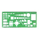 シンワ・テンプレート‐家具定規・TD-1‐66007 大工道具:測定具:その他測定・製図2(4)