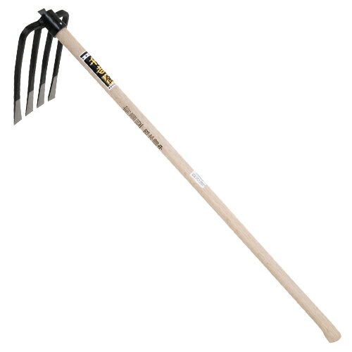 千吉‐金・南濃型四本備中鍬‐半バチ・3.5シャク 園芸道具：鍬：地域鍬【送料無料】