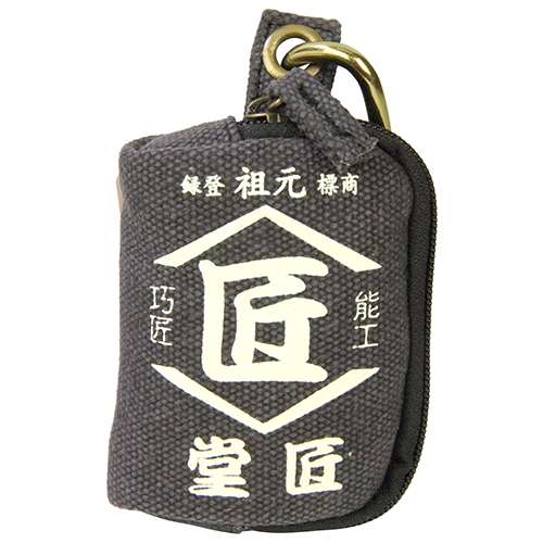 コヅチ 携帯用小銭入れ 黒色 TD-10BK