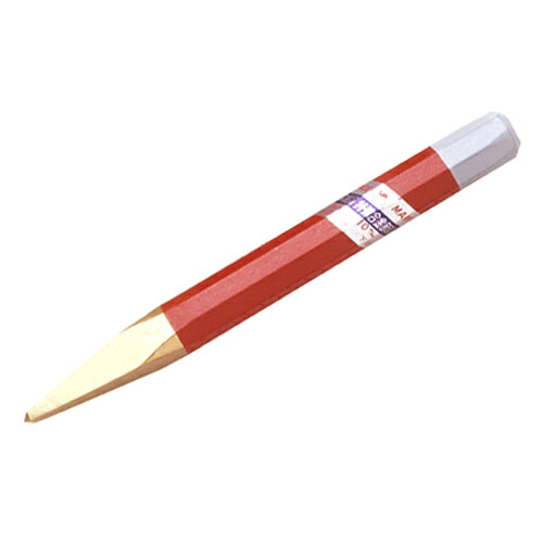 【用途】コンクリート等のハツリ作業。【機能・特徴】先端部(金色)に特殊合金工具鋼を摩擦圧接してありますので非常に優れた耐久性と強度を持っています。刃先が摩耗すれば普通砥石で再研磨ができ、また再鍛造も可能です。【仕様】●サイズ：19×210mm。【材質】●先端：特殊合金工具鋼。【商品サイズ】幅19×高さ210×奥行19mm　重量415g【送料について】北海道、沖縄、離島は送料を頂きます。