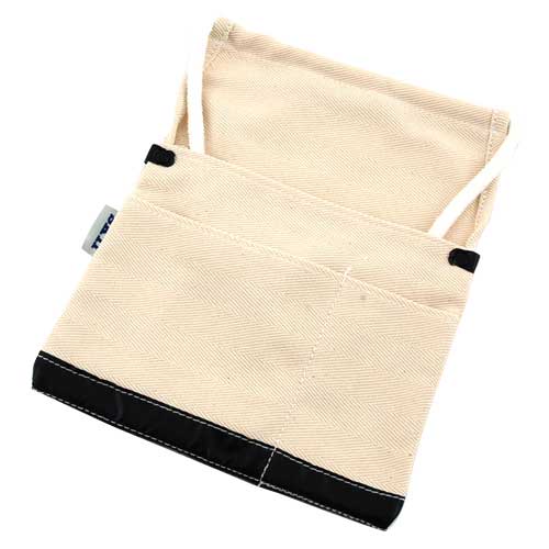 【用途】釘、金槌などの工具の収納。【機能・特徴】軽くて使いやすいです。【仕様】●サイズ：幅230×高さ280mm。●底縫製補強加工。【送料について】北海道、沖縄、離島は送料を頂きます。