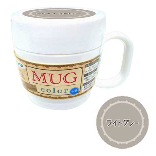 樂天商城 - アサヒペン 水性多用途マグカラー 120ML ライトグレー