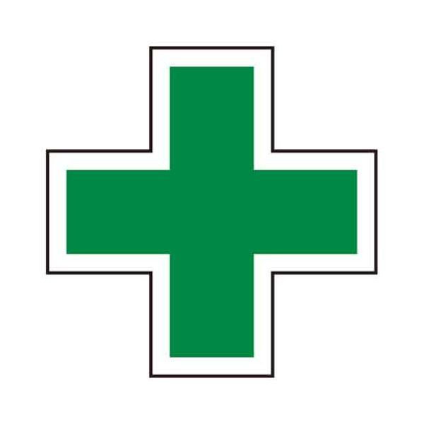 TOYO 無反射 緑十字シール NO.G-120 ステッカー ヘルメット 安全