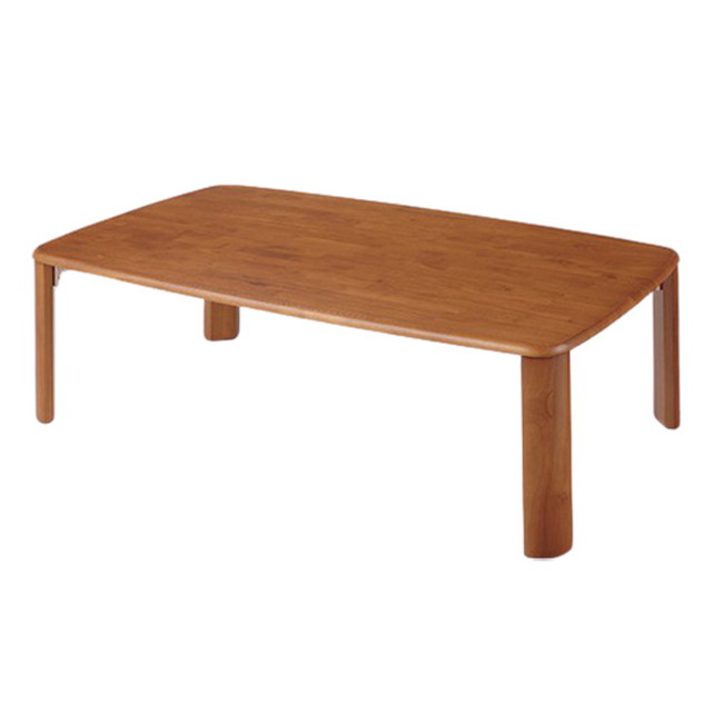 折れ脚テーブル 木製式 幅105cm 奥行75cm 高さ33cm 折り畳み センターテーブル 和室 洋室 馴染む シンプル 机 ちゃぶ台(代引不可)【送料無料】