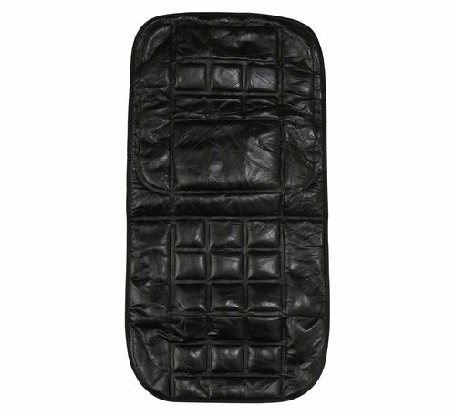 2枚セット カーシートカバー ラム本革 レザー クッション パッチワーク ブラック ドライブ 車 シート(代引不可)【送料無料】