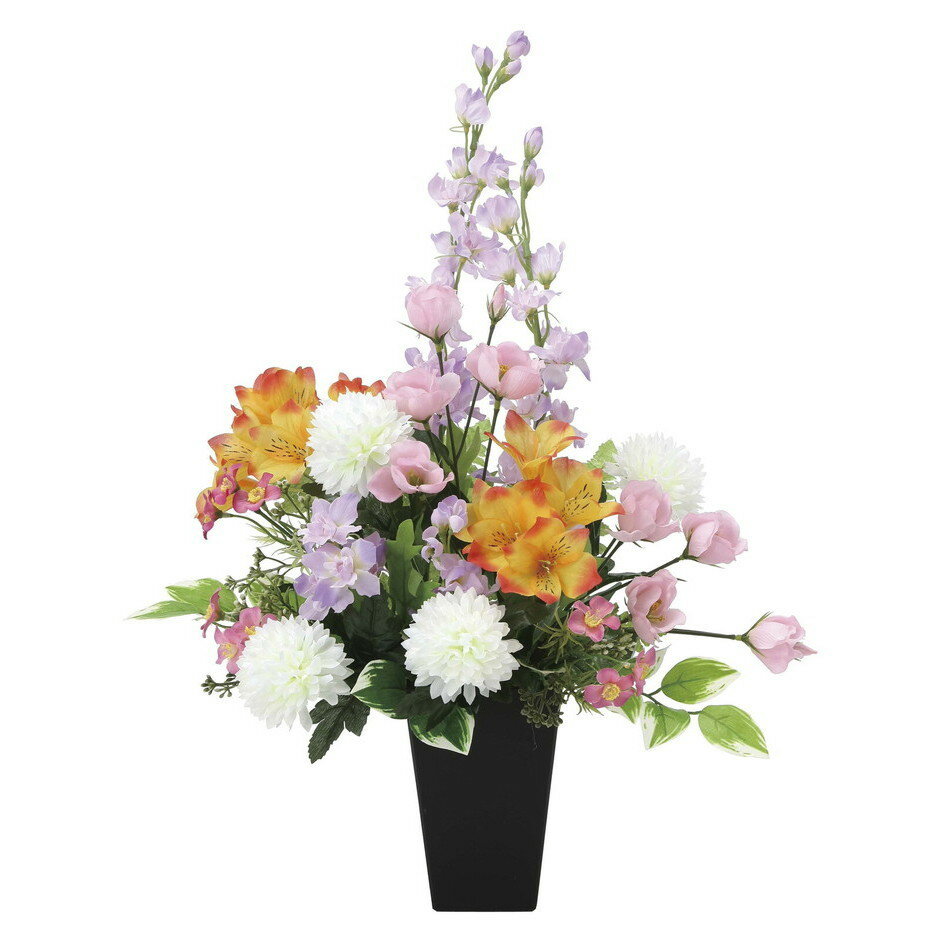 アートフラワー みやび フラワーアレンジメント 造花 日本製 国産 光触媒加工 フェイクグリーン 人工植物 ラッピング 華やか 消臭 防汚ギフト プレゼント 贈答用(代引不可)【送料無料】