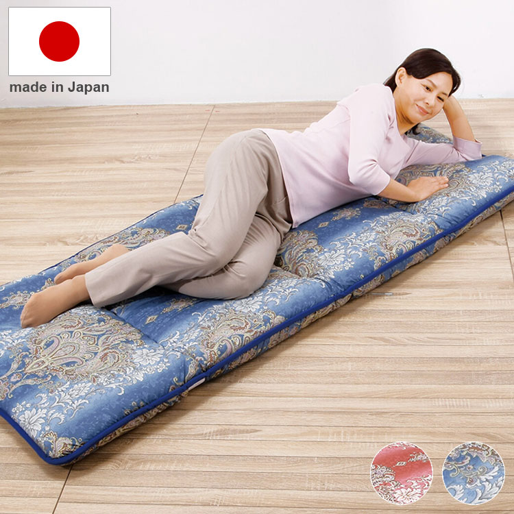 Other - 長座布団 ごろ寝座布団 日本製 国産 ワイド ロング 帝人 抗菌 防臭 防ダニ ポリエステル100% 固綿 へたれにくい 軽量 持ち運び コンパクト 来客用 お昼寝 寝心地 一人暮らし コンパクト(代引不可)【送料無料】