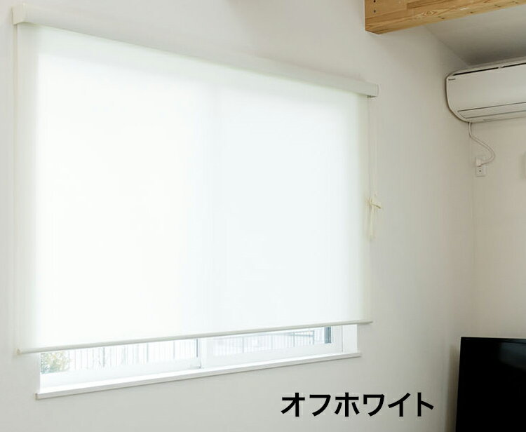 ロールスクリーン カバー付き 幅135cm×高さ220cm シンプル おしゃれ 北欧 オフィス...