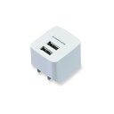多摩電子工業 コンセントチャージャー 2.4A 2ポート 最適充電 TA77UW(2)