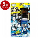 【単品5個セット】 熱中対策 肌キンキン ボディミスト 100mL 小林製薬株式会社 熱中症対策 冷感スプレー 身体に直接スプレーするタイプ 肌冷感持続約30分 暑さ対策【送料無料】(4)