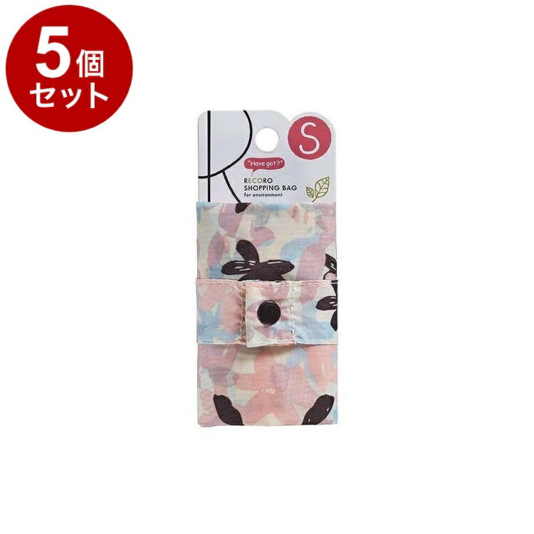 Tote Bag Type - 【単品5個セット】 レコロバッグ S モザイクフラワー トルネ P-3677【送料無料】