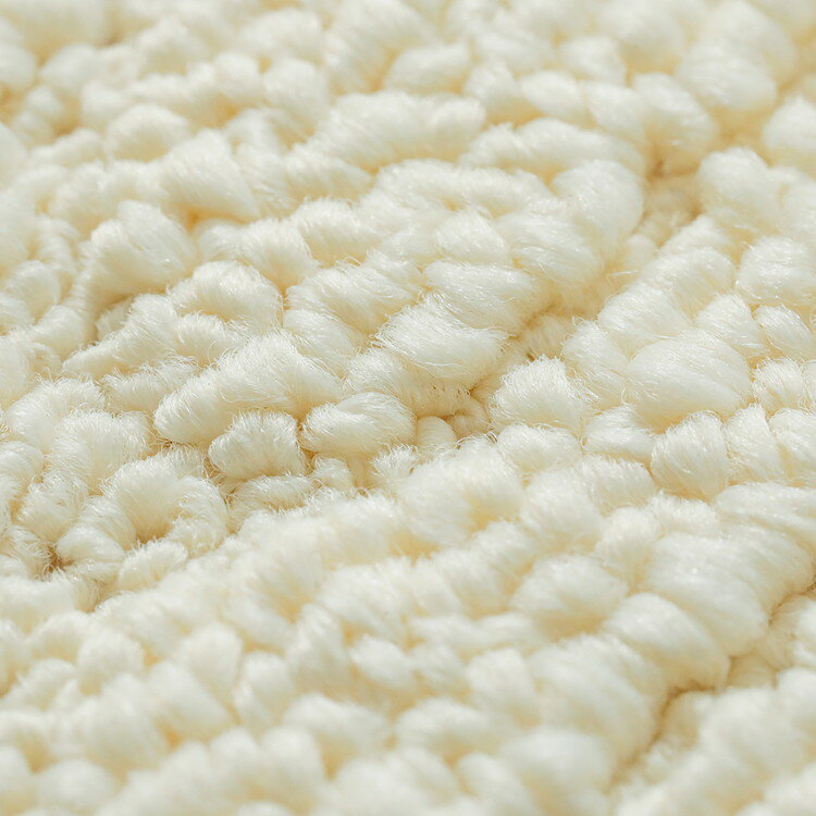 日本製 抗菌 防臭 ラグマット 190×190cm ニット風 編み模様 消臭 洗濯機 洗える ウォッシャブル アーズ防ダニ 花粉(代引不可)【送料無料】 [2]