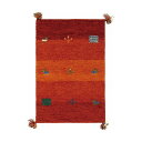 ギャッベ マット・ラグ GABBEH D16 約45×75cm OR(代引不可)【送料無料】|詳細画像