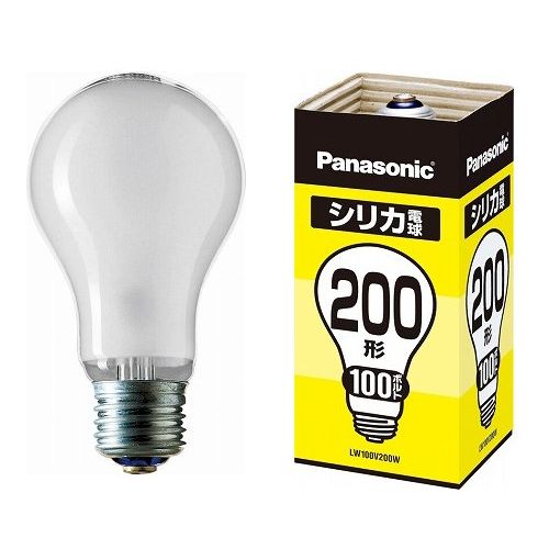 パナソニック 200Wシリカ電球 LW100V200W【送料無料】