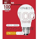 マクサー電機ホワイトシリカ電球100W型2個パックMX-LW100V90W2PJANコード4940771010869使用電源AC100V90W電球直径φ60mm商品サイズW60×H109×D60(mm)パッケージサイズW90×H105×D60(mm)電球寿命約1,000時間（参考）商品仕様本体色白JAN4940771010869電球型式PS60口金サイズE26【送料について】北海道、沖縄、離島は送料を頂きます。