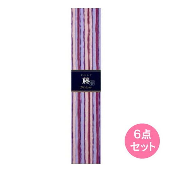 Inkou （Solid Perfume） - 日本香堂 かゆらぎスティック 藤(40G ) 6点セット(代引不可)【送料無料】