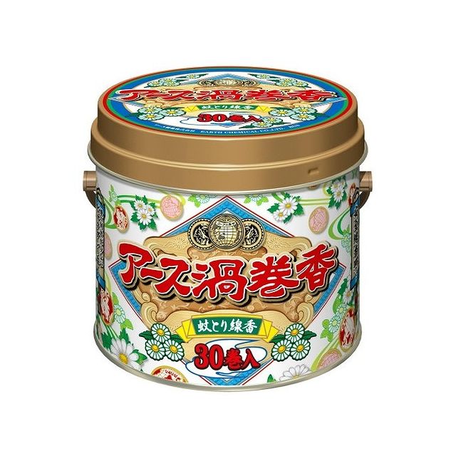 アース製薬 アース 渦巻き30巻缶入(代引不可)