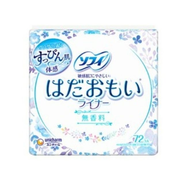 ユニ・チャーム ソフィ はだおもいライナー無香料 72枚(代引不可)