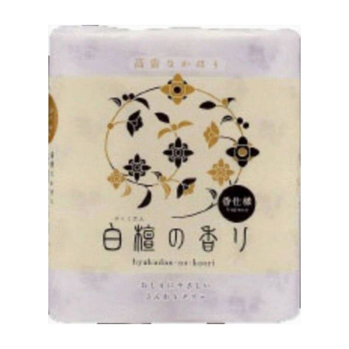 王子ネピア 白檀の香りのプリントトイレロール 4RW 日用品 日用消耗品 雑貨品(代引不可)