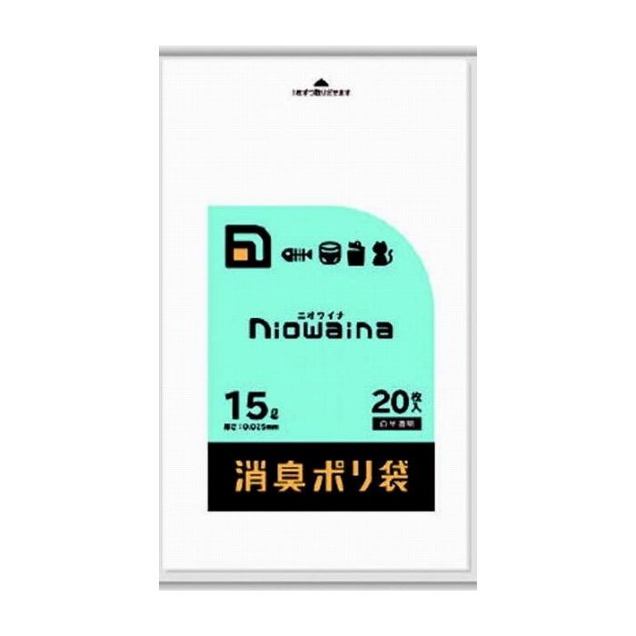 消臭タイプのポリ袋。おむつの処理やペットの糞、ゴミ箱のイやな臭いを減少させます。商品区分:日用雑貨品・他製造国:インドネシアメーカー名:日本サニパックサイズ/容量:20枚単品JAN:4902393395137ゴミ袋・ポリ袋 小物用品 ポリ袋...