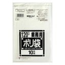 6個セット 日本サニパック L-96 ダストカート用120L 透明 10枚(代引不可)【送料無料】(3)