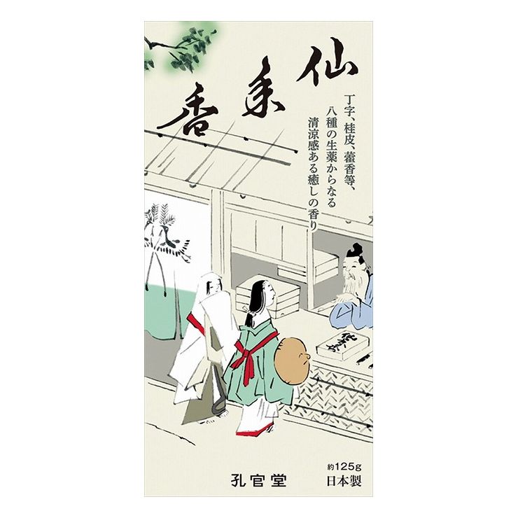 1904年（明治37年）に発売現在も愛され続けるブランド「せんねんこう」はスパイシーな丁子の伝統的な香り煙の量は普通で、線香色は「黒」商品区分：雑品メーカー名：カメヤマ製造国または加工国：日本内容量：125G↓ご購入前に必ずお読みください。↓※メーカーの都合により予告なくパッケージ、内容等が変更となる場合がございます。※それにともなう返品、返金等は受け付けておりませんのでご了承のうえお買い求めください。【代引きについて】こちらの商品は、代引きでの出荷は受け付けておりません。【送料について】北海道、沖縄、離島は送料を頂きます。