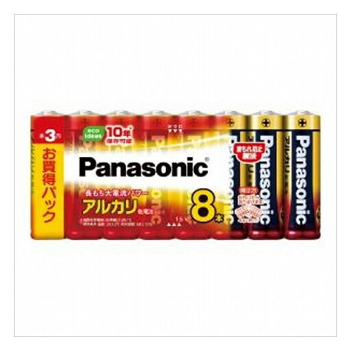 パナソニック LR6XJ/8SW アルカリ単3*8P(代引不可) パナソニック LR6XJ/8SW アルカリ単3*8P(代引不可)