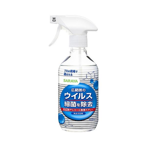 【単品6個セット】 サラヤ SARAYA ウイルス細菌除去スプレー 400ml(代引不可)【送料無料】