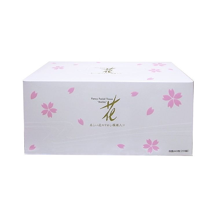 Tissue （Box） - 【単品28個セット】 ハヤシ商事 花ゴールド(代引不可)【送料無料】