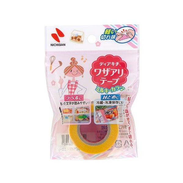 【単品25個セット】 ニチバン ディアキチTMワザアリTMテープイエロー(代引不可)【送料無料】