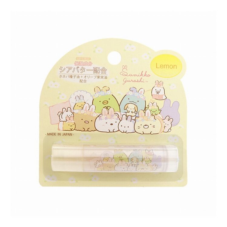 【単品6個セット】 サンタン すみっコぐらしレモン2 リップスティック(代引不可)【メール便配送】【送料無料】