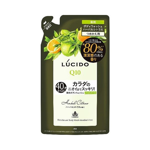 【商品説明文】40才からのニオイケア。洗浄・防臭・肌ケアでニオイ気にならない清潔肌へ導く。ハーバルシトラスの香り。商品区分：医薬部外品成分：＜有効成分＞イソプロピルメチルフェノール、グリチルリチン酸ジカリウム＜その他成分＞精製水、ラウリン酸...