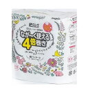【単品6個セット】 丸富製紙 ペンギン超ロングパルプ4倍巻き4ロール シングル(代引不可)【送料無料】(3)