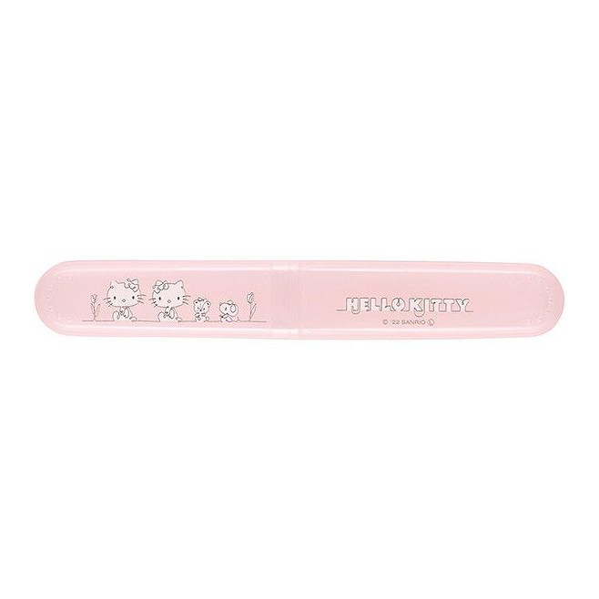 【単品3個セット】 歯ブラシケース ハローキティ ラインデザイン(代引不可)【メール便配送】【送料無料】