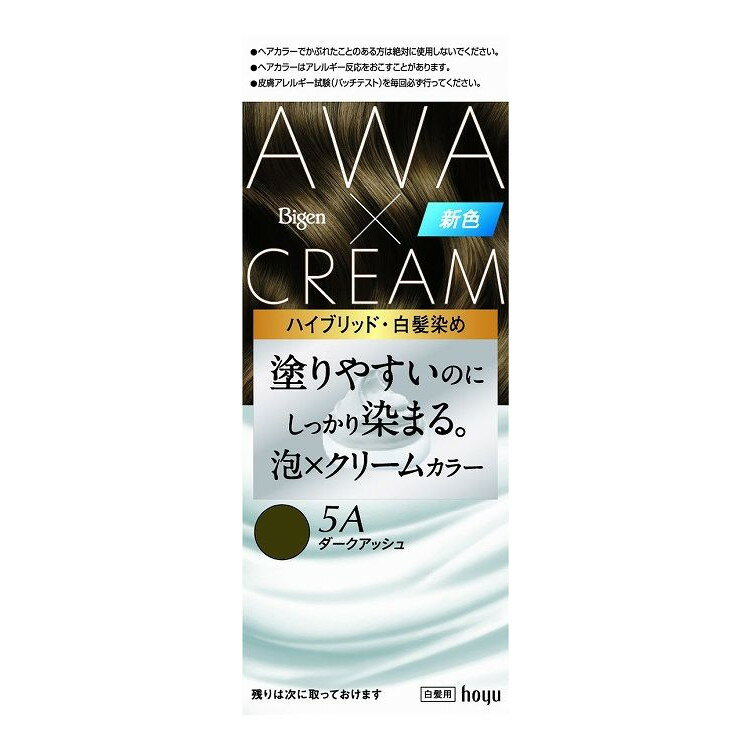【単品5個セット】 ビゲン 泡クリームカラー 5A ダークアッシュ(代引不可)【送料無料】