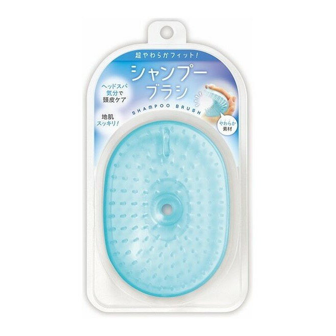【単品3個セット】 超やわらかフィットシャンプーブラシブルー(代引不可)