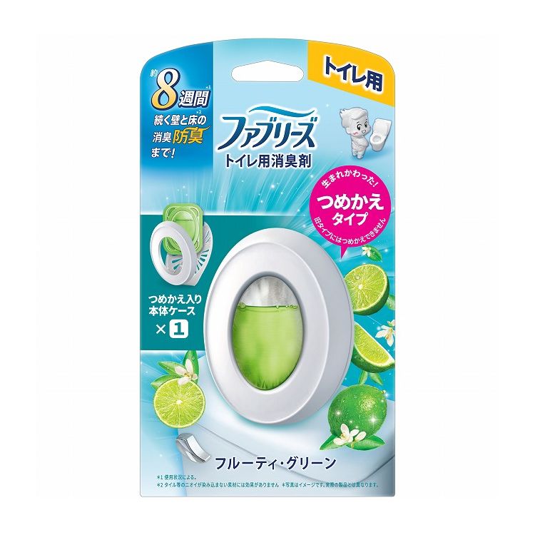 【単品16個セット】ファブリーズトイレ用消臭剤フルーティ・グリーン本体(代引不可)【送料無料】