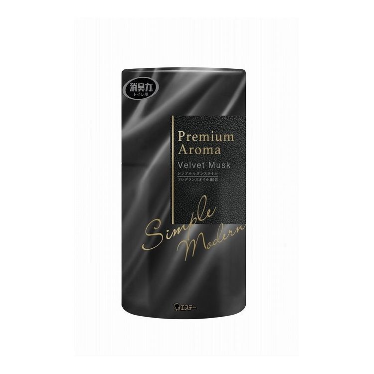 【単品6個セット】 エステー トイレの消臭力 Premium Aroma ベルベットムスク 400ML(代引不可)【送料無..