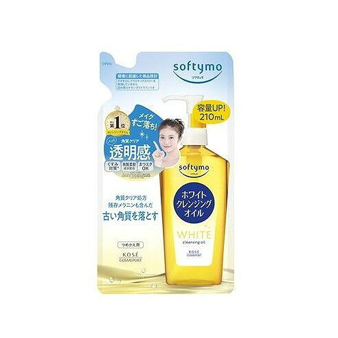 【商品詳細】5種のオーガニック認証ボタニカルオイル（保湿）を配合した、すご落ちホワイトオイル。角質クリア処方で、素早くすっぴん肌に。くすみ対策、まつエクOK。お得なつめかえ用。成分:ミネラルオイル・コメヌカ油・テトラオレイン酸ソルベス−30・シクロメチコン・アーモンド油・オリーブ果実油・オレンジ油・ゴマ油・サフラワー油・シア脂・トコフェロール・ホホバ種子油・BHT・グリセリン・ジイソステアリン酸ポリグリセリル−2・ジカプリン酸PG・トリラウレス−4リン酸・水・フェノキシエタノール商品区分:化粧品メーカー名:コーセーコスメポート生産国:日本内容量:210mL【代引きについて】こちらの商品は、代引きでの出荷は受け付けておりません。【送料について】北海道、沖縄、離島は送料を頂きます。