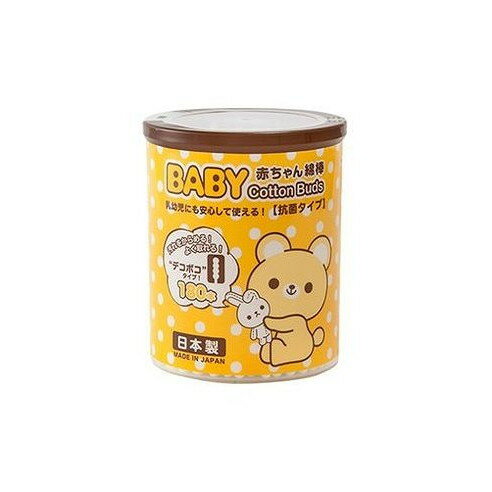 Baby Swabs - 【単品6個セット】 山洋くまBABY綿棒デコボコ180本 山洋(代引不可)