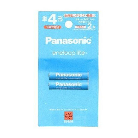 【単品7個セット】 BK-4LCD/2H 単4形ニッケル水素電池 / エネループ ライトモデル 2本パック パナソニック(代引不可)【メール便配送】【送料無料】