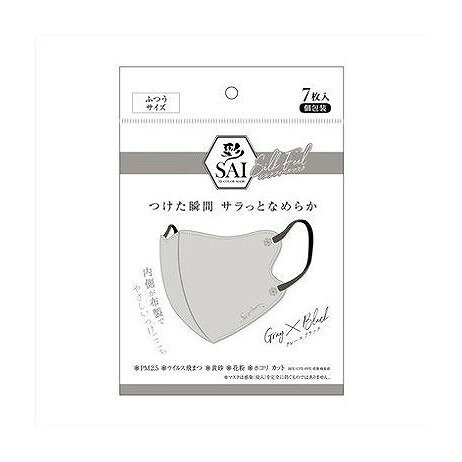 【商品詳細】内側が織布でやさしいつけごこち、つけた瞬間サラっとなめらか成分:素材名本体部：ポリプロピレン、ナイロン・耳ひも部：ポリエステル、ポリウレタンメーカー名:日翔生産国・加工国:中華人民共和国内容量:7枚【代引きについて】こちらの商品は、代引きでの出荷は受け付けておりません。【送料について】北海道、沖縄、離島は送料を頂きます。