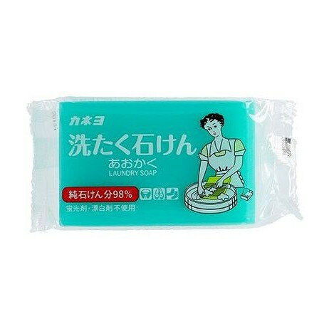 【単品18個セット】 洗たく石けん あおかく 150G カネヨ石鹸(代引不可)【送料無料】