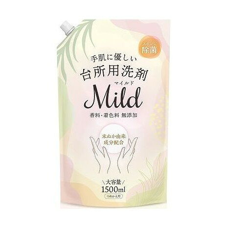 【単品10個セット】 台所用洗剤マイルド 1500ml カネヨ石鹸(代引不可)【送料無料】