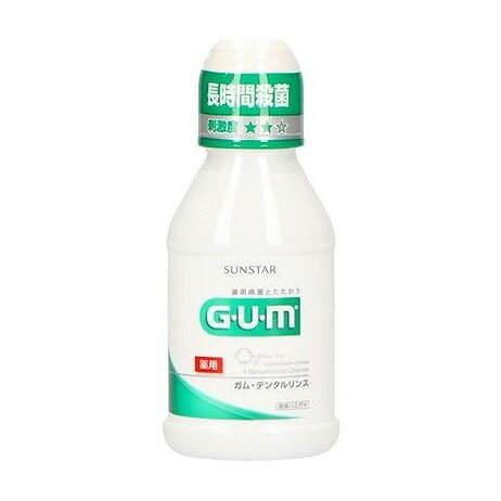 【単品3個セット】 ガム・デンタルリンス レギュラータイプ 80ml サンスター(代引...