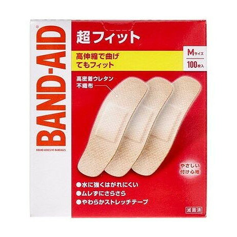 【商品詳細】やわらかく伸縮性の高いポリウレタンエラストマー100％を使用。優れた通気性を持ち、ぴったりフィットして動きの邪魔をしません。また、素肌に近い色で目立ちません。キズを保護しながら、まるで付けているのを忘れてしまうほどの快適さを提供します。すべてのバンドエイドは滅菌済です。成分:一般医療機器／届出番号：13B3X10349000005一般医療機器／届出番号：13B3X10349000005商品区分：一般医療機器メーカー名:JNTLコンシューマーヘルス生産国・加工国:中華人民共和国内容量:100枚【代引きについて】こちらの商品は、代引きでの出荷は受け付けておりません。【送料について】北海道、沖縄、離島は送料を頂きます。